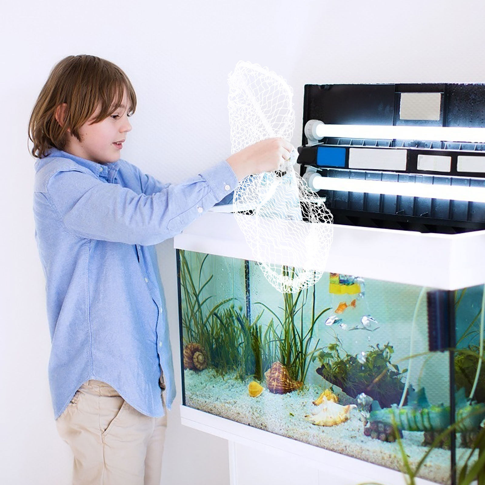 Screen Top Mesh - Couverture supérieure en nylon pour aquarium