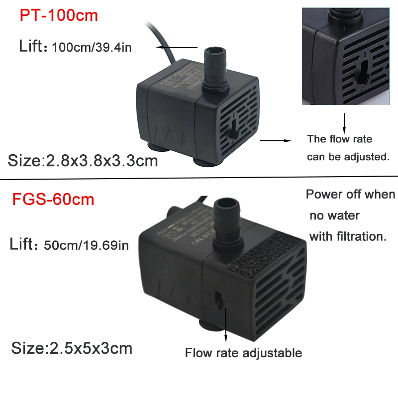 Pompe à eau submersible USB po - Aquael Filter Fzn avis et prix