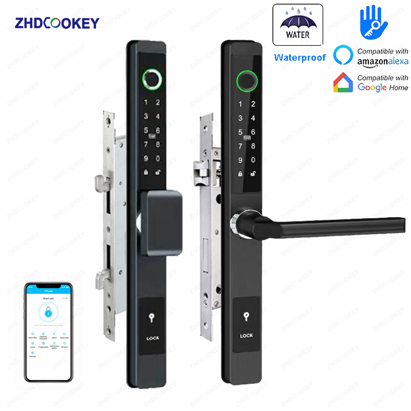 Serrure de porte numérique bio - Glass Door Hinge avis et prix