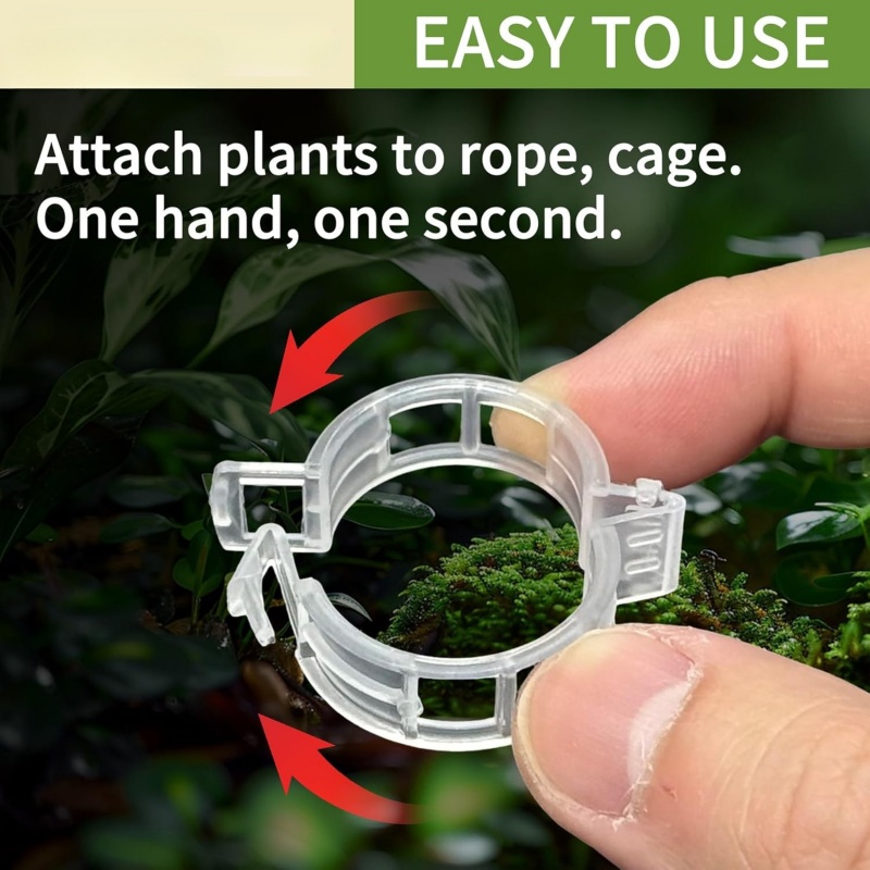 500 pièces de clips de support - Vine Climbing Plastic avis et prix
