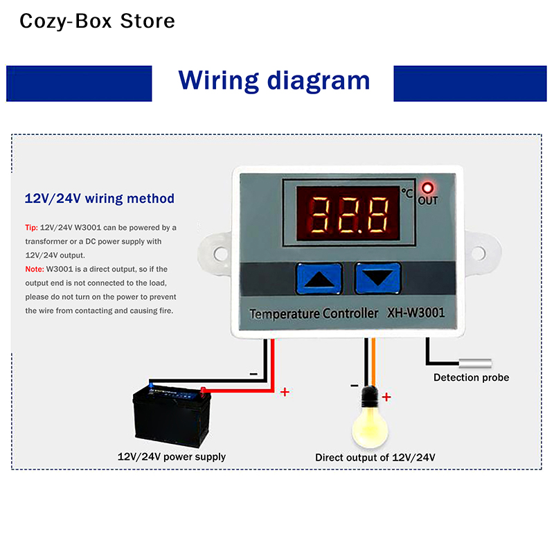 [ZY] 12V 24V 220V Hygromètre e - Digital Hygrometer Probe avis et prix