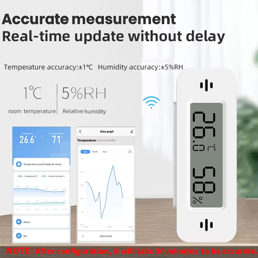 Tuya Zigbee WiFi Mini capteur  - Digital Hygrometer Probe avis et prix