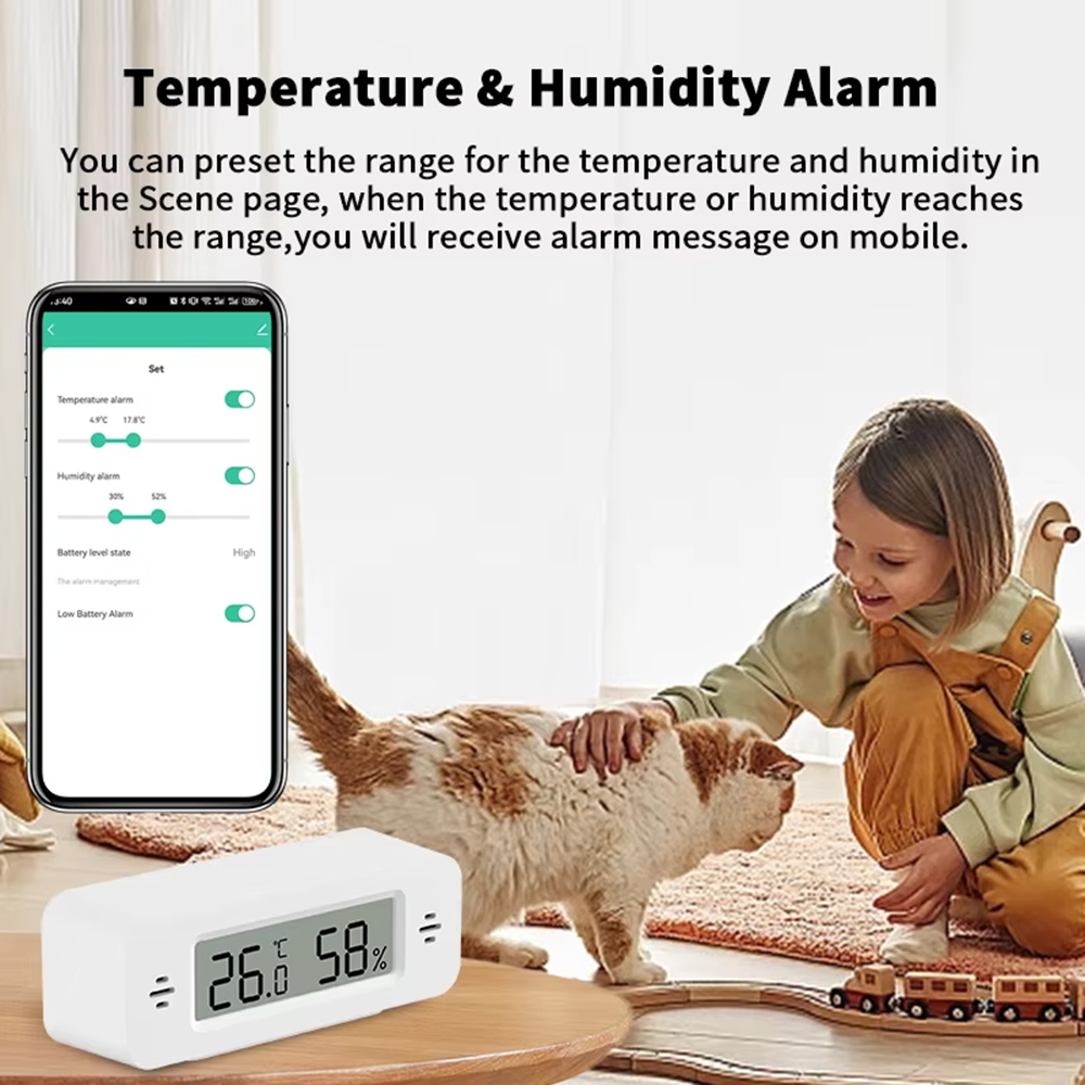 Tuya Zigbee WiFi Mini capteur  - Digital Hygrometer Probe avis et prix